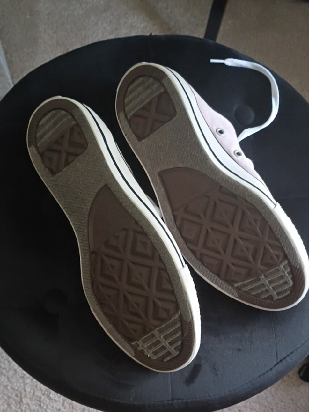 Converse Baby Pink Low Top Canvas Sneakers - Picture 3 of 4